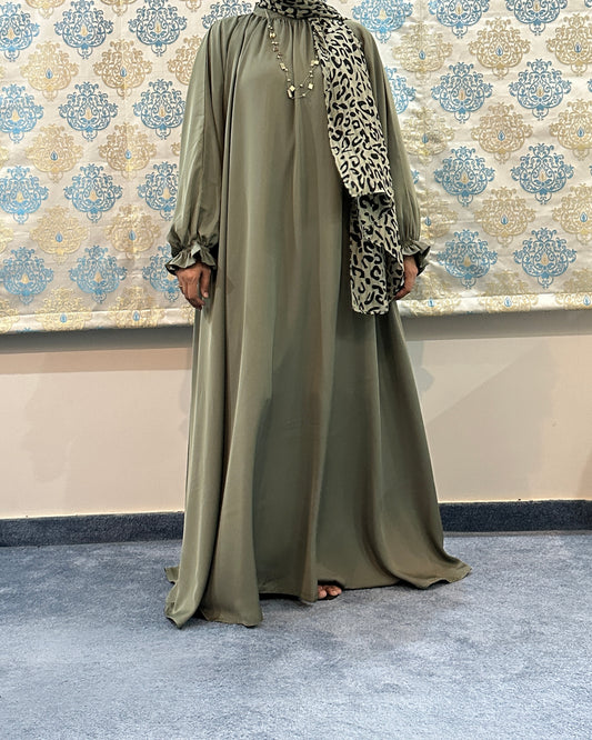 Camo Green Abaya